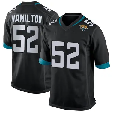 Men's Nike Jacksonville Jaguars Davon Hamilton DaVon Hamilton Jersey - Black Game