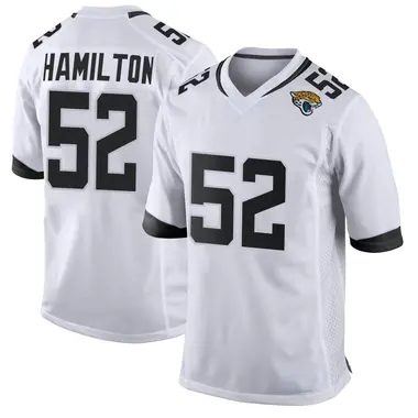Men's Nike Jacksonville Jaguars Davon Hamilton DaVon Hamilton Jersey - White Game