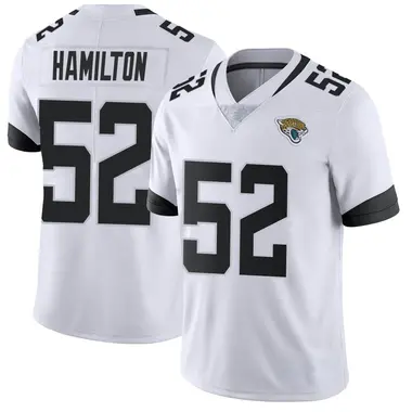 Men's Nike Jacksonville Jaguars Davon Hamilton DaVon Hamilton Vapor Untouchable Jersey - White Limited