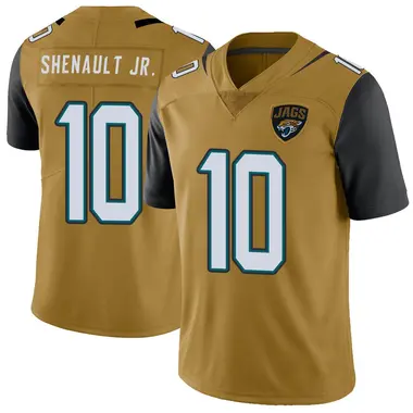 Men's Nike Jacksonville Jaguars Laviska Shenault Jr. Color Rush Vapor Untouchable Jersey - Gold Limited