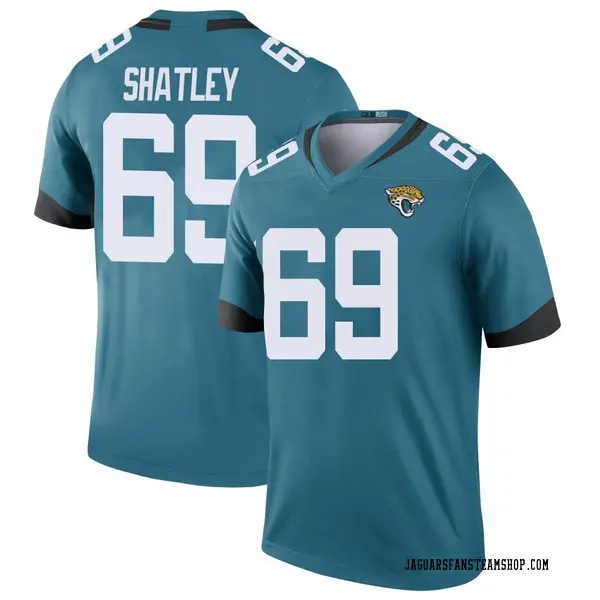 Men s Nike Jacksonville Jaguars Tyler Shatley Color Rush Jersey