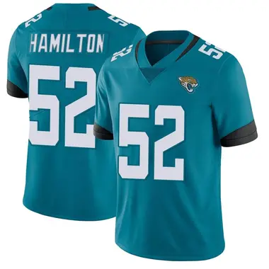 Youth Nike Jacksonville Jaguars Davon Hamilton DaVon Hamilton Vapor Untouchable Jersey - Teal Limited