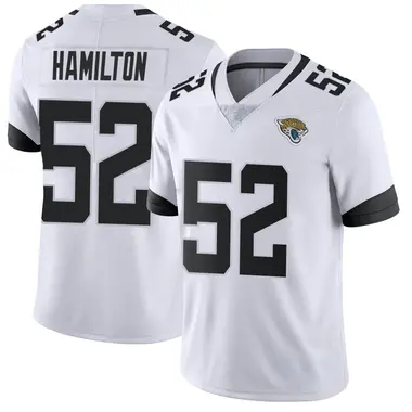 Youth Nike Jacksonville Jaguars Davon Hamilton DaVon Hamilton Vapor Untouchable Jersey - White Limited