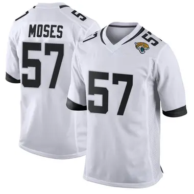 Youth Nike Jacksonville Jaguars Dylan Moses Jersey - White Game