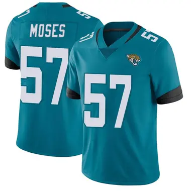 Youth Nike Jacksonville Jaguars Dylan Moses Vapor Untouchable Jersey - Teal Limited